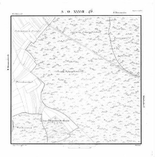 Kartenblatt SO XXXVII 46 Stand 1827