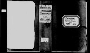 Eichelberg, katholische Gemeinde: Standesbuch 1844-1870