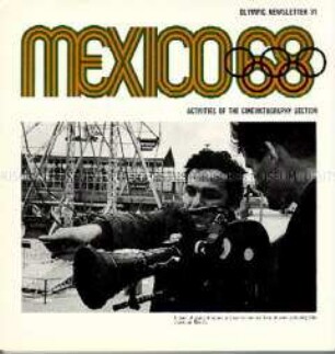Informationsbroschüre zu den Olympischen Spielen in Mexiko 1968 (in englischer Sprache)