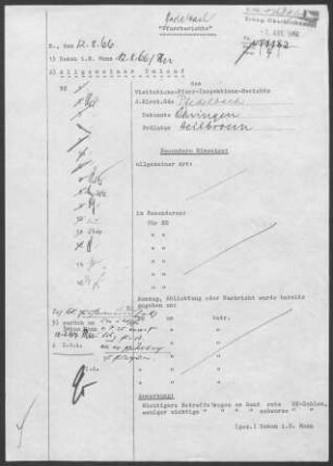 Pfedelbach mit Windischenbach und Oberohrn: Visitationsbericht mit Pfarrbericht 1966