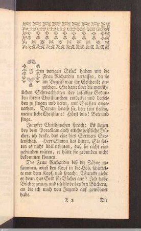 Der moralische Romanist. 6. Stück.