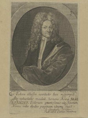 Bildnis des Johann Albert Fabricivs