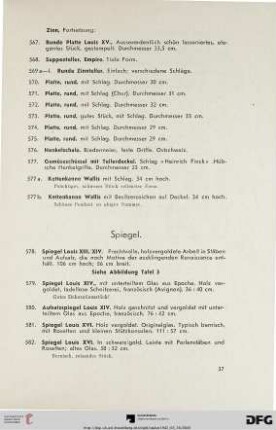 Spiegel (Nr. 578-584)