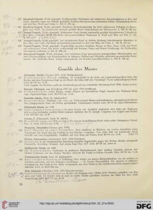 Gemälde alter Meister (Nr. 431-440)