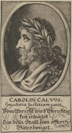 Bildnis des Carolvs Calvus