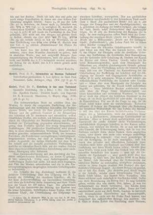 639-642 [Rezension] Godet, F., Introduction au Nouveau Testament. Introduction particulière. 1. Les épîtres de Sant Paul