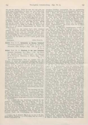 639-642 [Rezension] Godet, F., Introduction au Nouveau Testament. Introduction particulière. 1. Les épîtres de Sant Paul