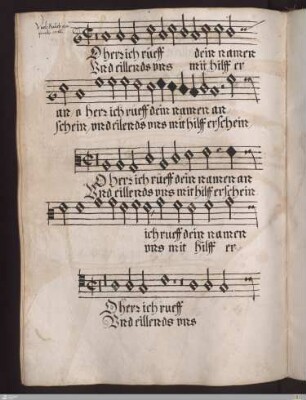 Wolfgang Rauch 16 ca. quintilis 1566 (16. Juni) : O herr ich rueff dein namen an