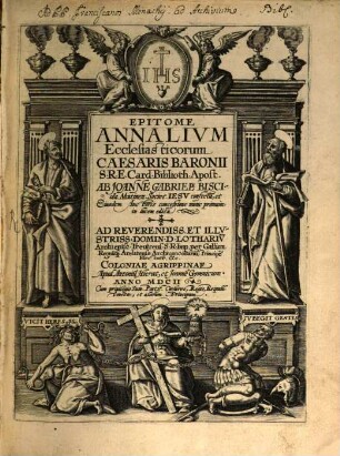 Epitome Annalivm Ecclesiasticorum Caesaris Baronii S.R.E. Card. Biblioth. Apost.. [1]