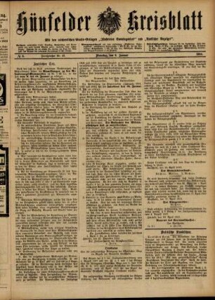 Ausgabe vom Dienstag, den 06. Januar 1914.