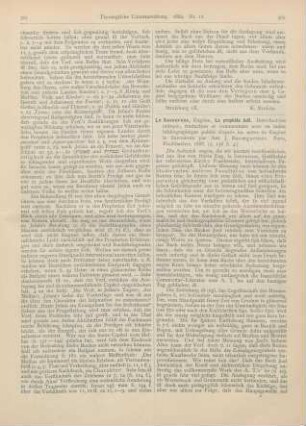 302-303 [Rezension] Le Savoureux, Eugène, Le prophète Joël