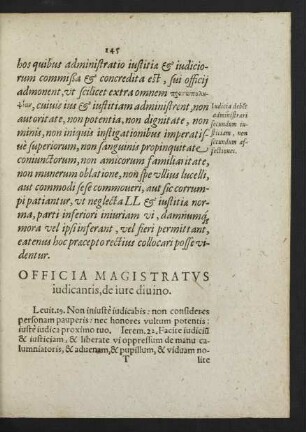 Officia Magistratus ...