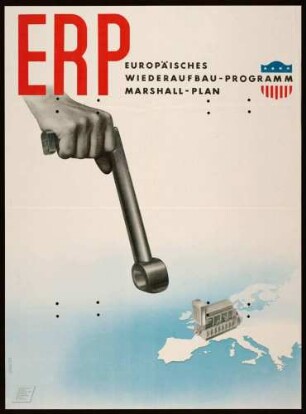 "ERP Europäisches Wiederaufbau-Programm Marshall-Plan" Herausgeber: Exhibitions Section Information Centers & Exhibitions Branch ISD OMGUS