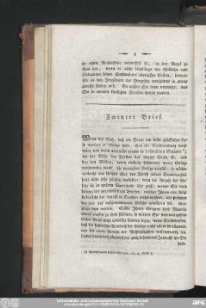 Zweyter Brief.