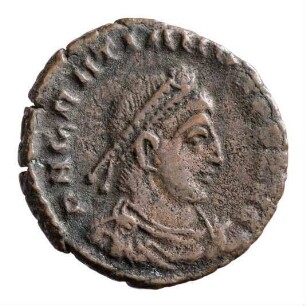 Münze, Aes 3, 24. August 367 - 17. November 375 n. Chr.