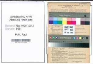 Entnazifizierung Paul Pohl , geb. 15.02.1902 (Polizist)
