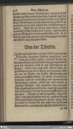 Von der Türckey