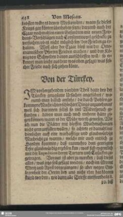 Von der Türckey