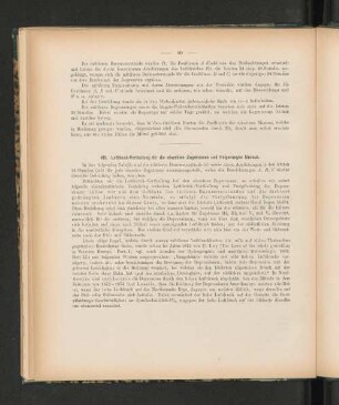 VIII. Luftdruck-Vertheilung für die einzelnen Zugstrassen und Folgerungen hieraus.