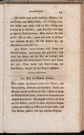 11. Die dankbaren Kinder