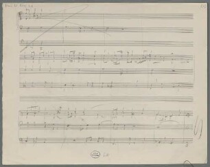 Chorale arrangements, Sketches, org, op.8,3, LüdD p.440 - BSB Mus.N. 119,31 : [without title]