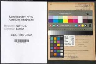 Entnazifizierung Peter Josef Lipp , geb. 03.08.1908 (Maurer)