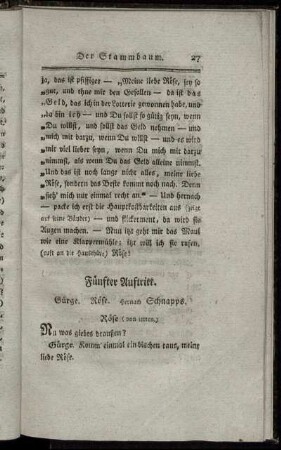 Fünfter Auftritt. - Achter Auftritt.
