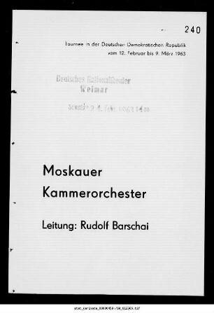 Moskauer Kammerorchester