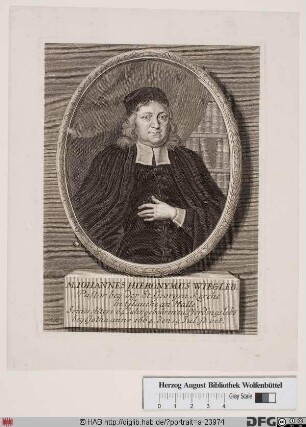 Bildnis Johann Hieronymus Wiegleb