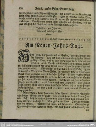 Am Neuen-Jahrs-Tage