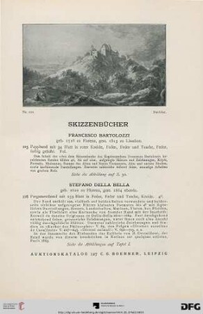 Skizzenbücher (Nr. 115-140)