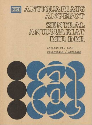 Nr. 1459: Orientalia-Africana