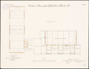 Universität Münster Bibliothek: Grundriss Dachgeschoss 1:100