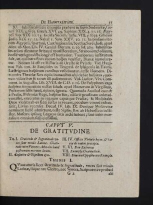 Caput V. De Gratitudine.