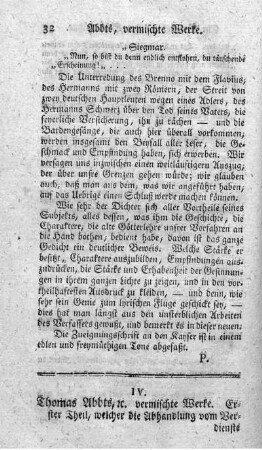 Vermischte Werke. T.1.