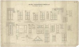 Billing, Hermann; Singen; Krankenhaus - Fenster und Türen (Detail)