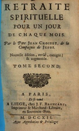 Retraite Spirituelle Pour Un Jour De Chaque Mois, 2