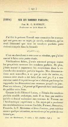 Sur les nombres parfaits.