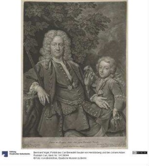 Porträt des Carl Benedikt Geuder von Heroldsberg und des Johann Adam Rudolph Carl