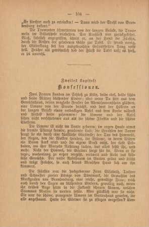Zweites Kapitel: Konfessionen