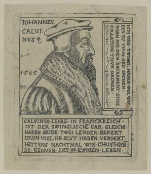 Bildnis des Iohannes Calvinvs