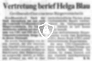 Vertretung berief [Name maskiert]
