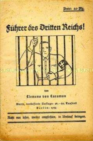 Streitschrift aus bürgerlicher Sicht zur kriminellen Vergangenheit von führenden Repräsentanten und Mitgliedern der NSDAP und ihrer Organisationen