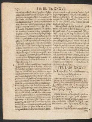 Titulus XXXVII. De Capellis Monachorum, & aliorum Religiosorum