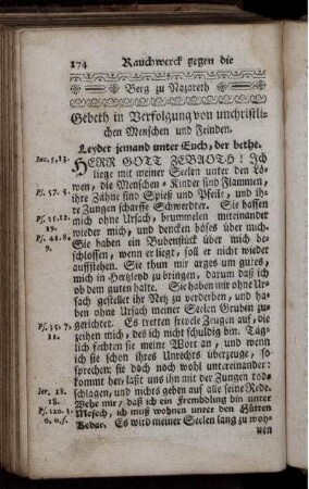 Rauchwerck gegen die Feinde und Verfolger.