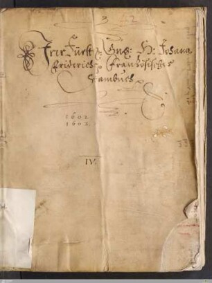 Stammbuch Johann Friedrich Herzog von Württemberg - Cod.hist.qt.124