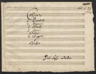 Konzerte; cemb (2), orch; G-Dur