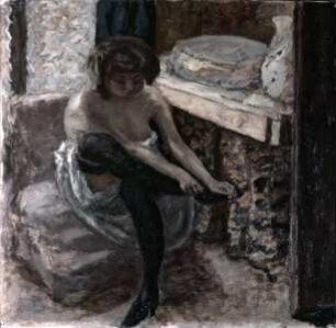 Le soulier (La femme aux bas noir)