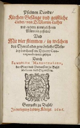 Psalmen Davids : Kirchen Gesänge und geistliche Lieder
