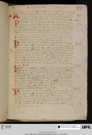 Materiae praedicabiles (Anweisungen für Prediger)